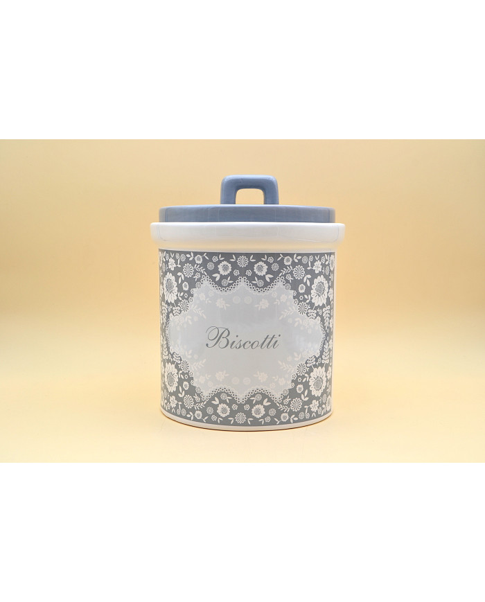 BISCOTTIERA FLOREALE GREY