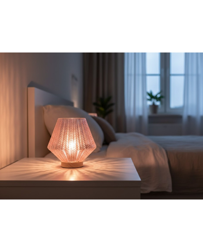 LAMPADA ROSA A LED
