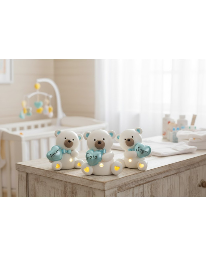 ORSETTO LED CELESTE H.10,5