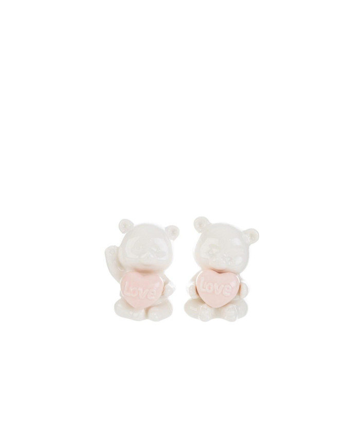 ORSETTO CUORE ROSA