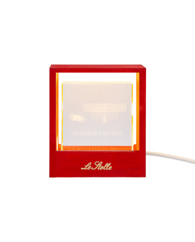 LAMPADA CUBO LAUREA IN VETRO