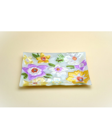 SVUOTATASCHE FLOREALE 24X16