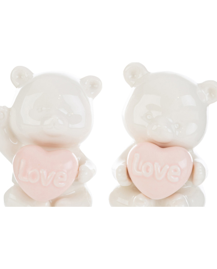 ORSETTO CUORE ROSA