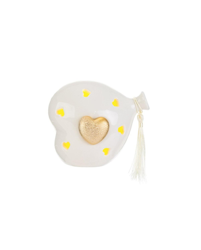 PALLONCINO LED CUORE ORO