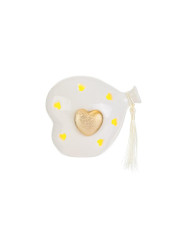 PALLONCINO LED CUORE ORO