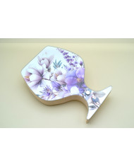 SET VINO A CALICE FLOREALE GLICINE