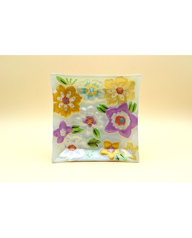 SVUOTATASCHE FLOREALE 15X15