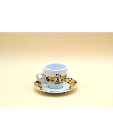 SET 2 TAZZINE DA CAFFE CON DECORO SPOSI