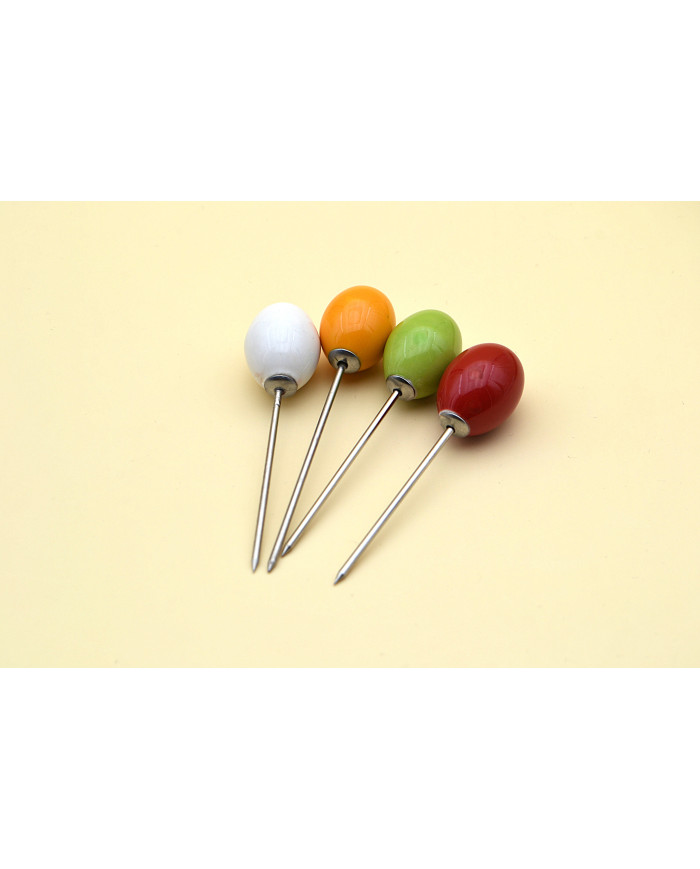 ANTIPASTIERA A CUORE CON 4 SPILLI COLORATI