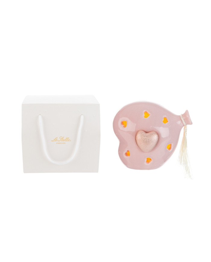 PALLONCINO LED CUORE ROSA