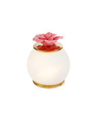 LAMPADA LED FIORE ROSA CORALLO H.11
