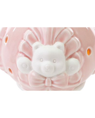 POMO ORSETTO LED ROSA H.13