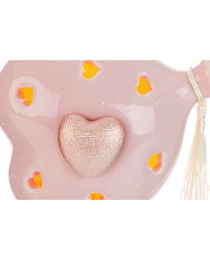 PALLONCINO LED CUORE ROSA