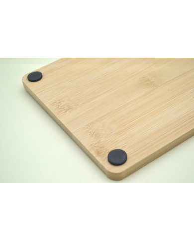 TAGLIERE RETTANGOLARE SALVIA CON DUE COLTELLI