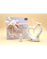 PROFUMATORE A CUORE CON ILLUMINAZIONE LED