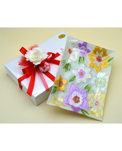 SVUOTATASCHE FLOREALE 24X16