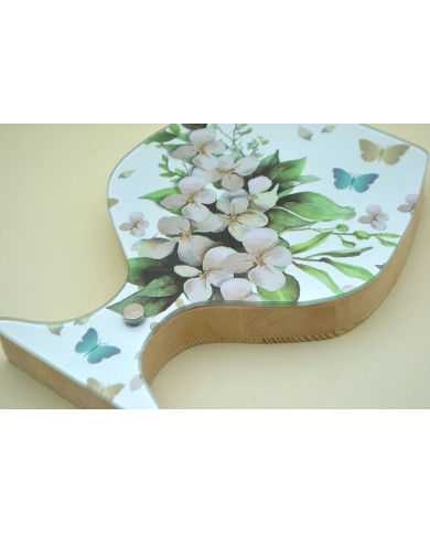 SET VINO A CALICE FLOREALE SALVIA